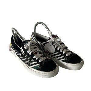 VANS Slip ON CAP Juxtapose womens Sz 7 Athletic Shoes Skate Sneakers Retro skool